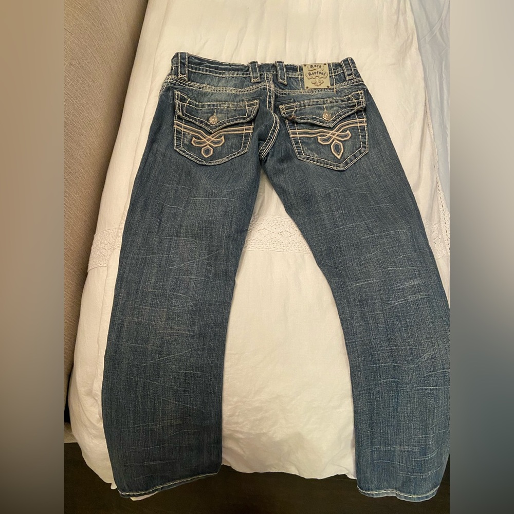 Rock Revival mens strait cut jeans 33